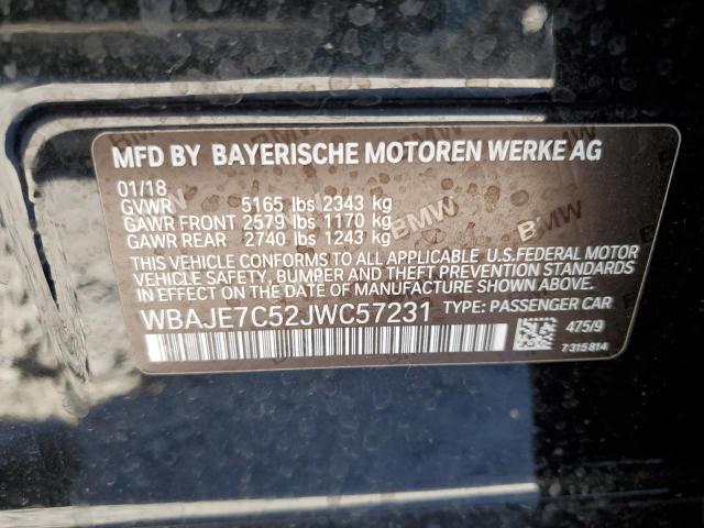 2018 BMW 540 XI - WBAJE7C52JWC57231