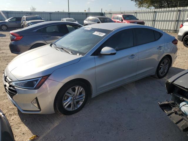 HYUNDAI ELANTRA SE 2019 silver  gas KMHD84LF5KU746498 photo #1