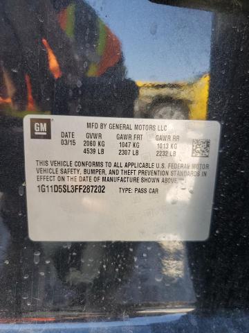 2015 CHEVROLET MALIBU 2LT - 1G11D5SL3FF287202