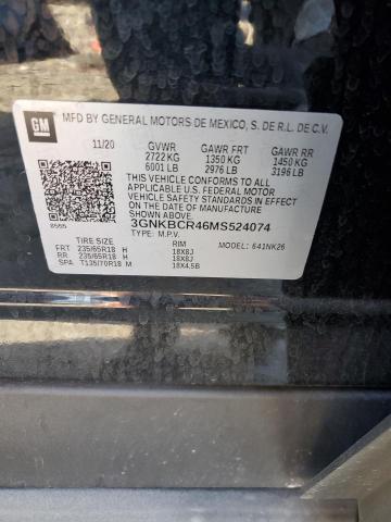 2021 CHEVROLET BLAZER 2LT - 3GNKBCR46MS524074