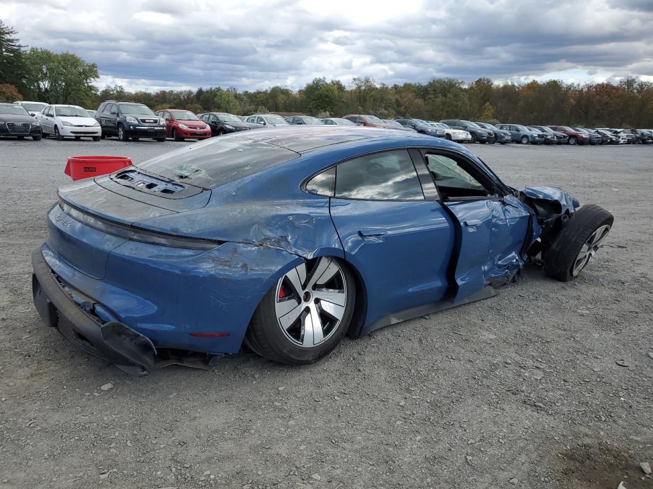 PORSCHE TAYCAN 4S 2021 blue  electric WP0AB2Y17MSA41133 photo #4