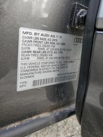 2019 AUDI Q7 PREMIUM - WA1LHAF75KD020041