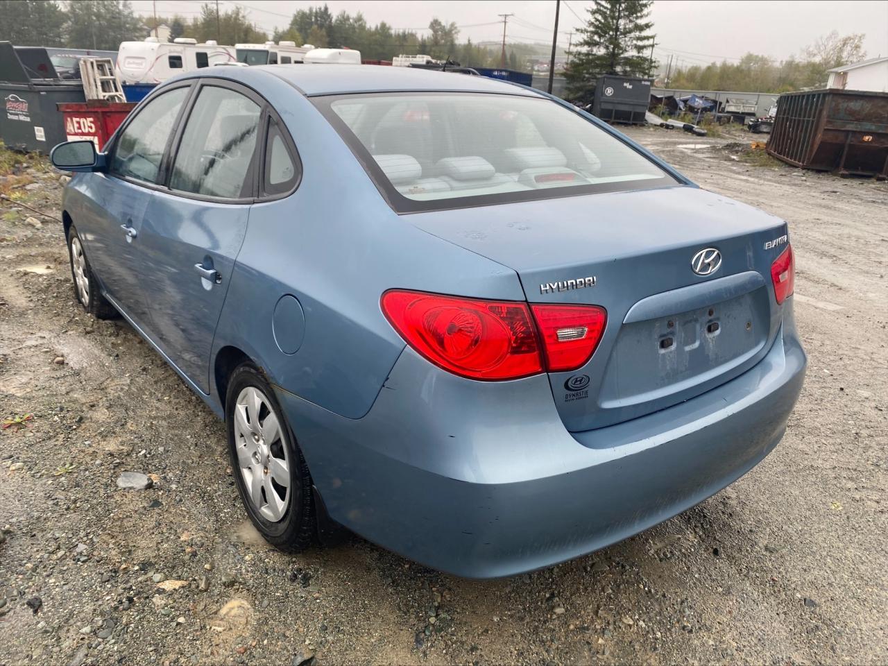 HYUNDAI ELANTRA GL 2007 blue sedan 4d gas KMHDU45D07U068080 photo #3