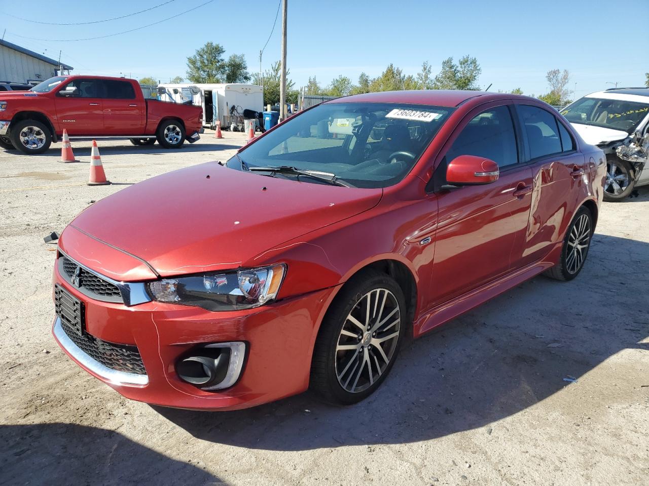 Lot #3023393292 2017 MITSUBISHI LANCER ES