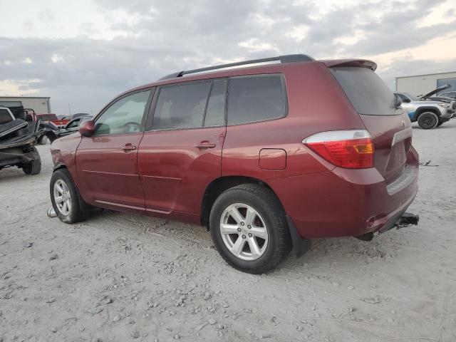 TOYOTA HIGHLANDER 2010 burgundy 4dr spor gas 5TDJK3EH5AS032682 photo #3