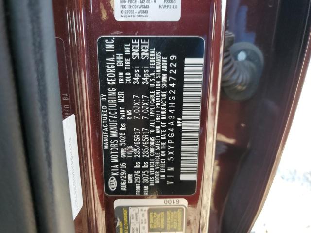 2017 KIA SORENTO LX - 5XYPG4A34HG247229