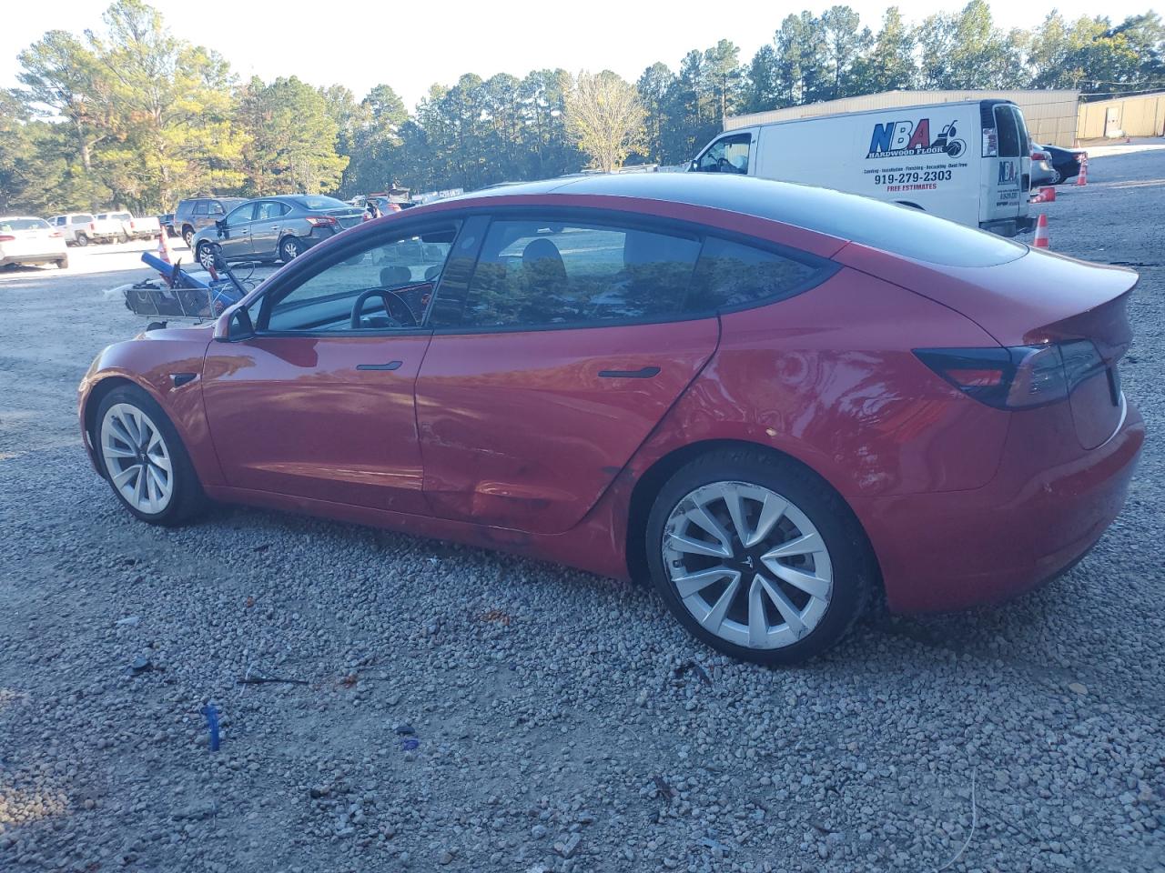 Lot #2990963595 2023 TESLA MODEL 3