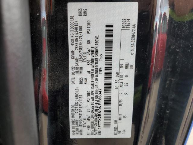2022 FORD F250 SUPER - 1FT7X2BN9NEE86347
