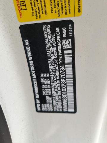 2023 MINI COOPER JOH WMW63DL0XP3P70734