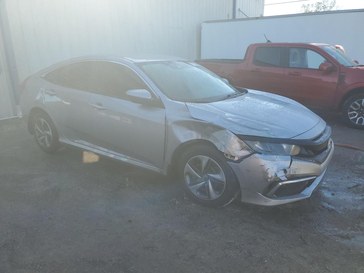 Lot #2989157946 2021 HONDA CIVIC LX