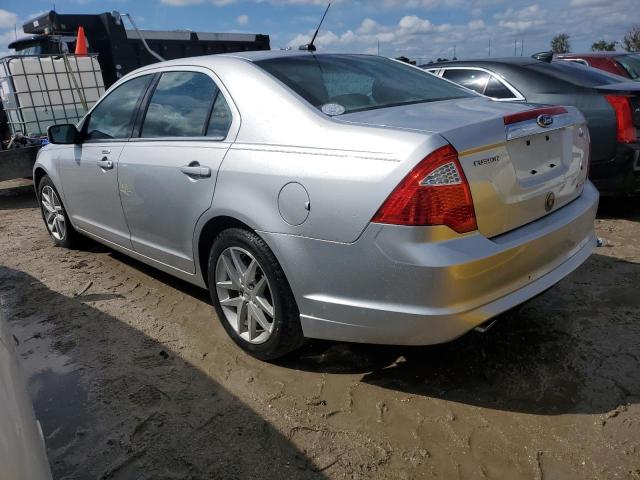 FORD FUSION SEL 2011 silver  flexible fuel 3FAHP0JG6BR106536 photo #3