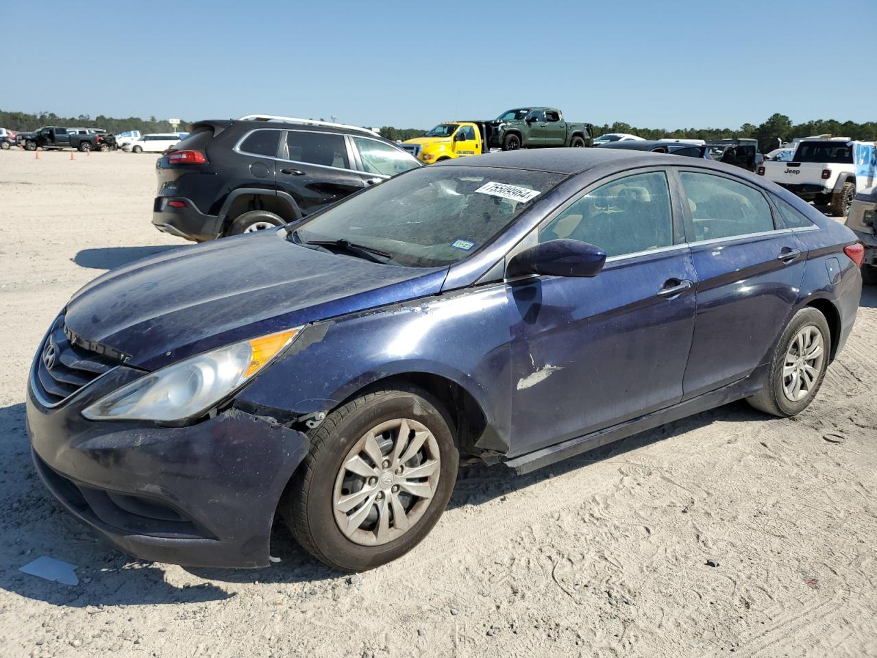 Lot #2895296398 2011 HYUNDAI SONATA GLS