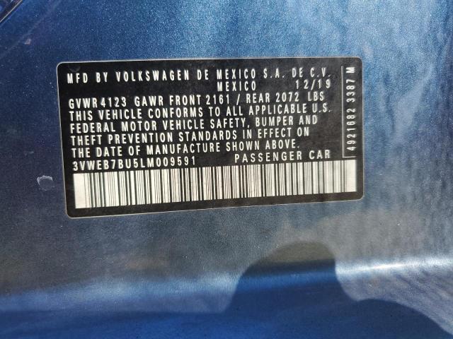 2020 VOLKSWAGEN JETTA SEL - 3VWEB7BU5LM009591