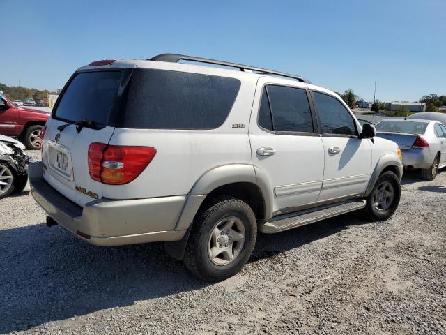 TOYOTA SEQUOIA SR 2002 white 4dr spor gas 5TDBT44A22S133546 photo #4