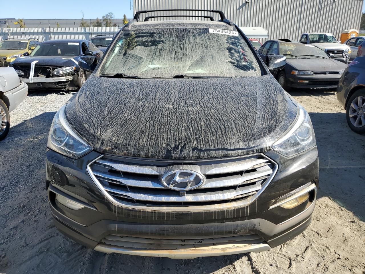 Lot #2909985036 2017 HYUNDAI SANTA FE S