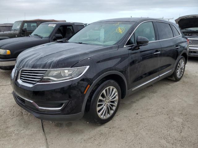 LINCOLN MKX SELECT 2016 black  gas 2LMTJ6KR2GBL55916 photo #1