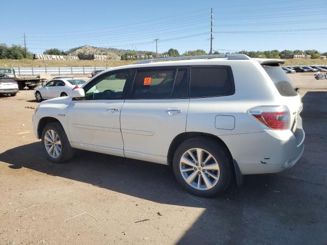 TOYOTA HIGHLANDER 2009 white  hybrid engine JTEEW44A492031456 photo #3