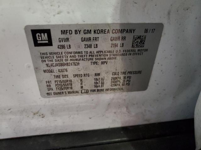 2017 BUICK ENCORE PRE - KL4CJASB6HB247631
