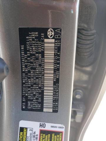 2019 TOYOTA COROLLA L - 5YFBURHE1KP936946