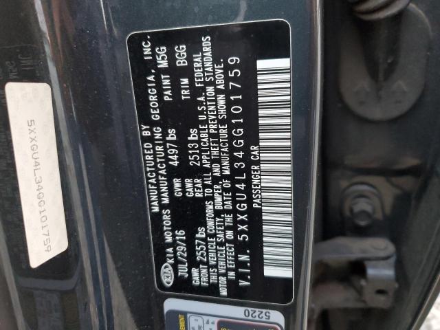 2016 KIA OPTIMA EX - 5XXGU4L34GG101759