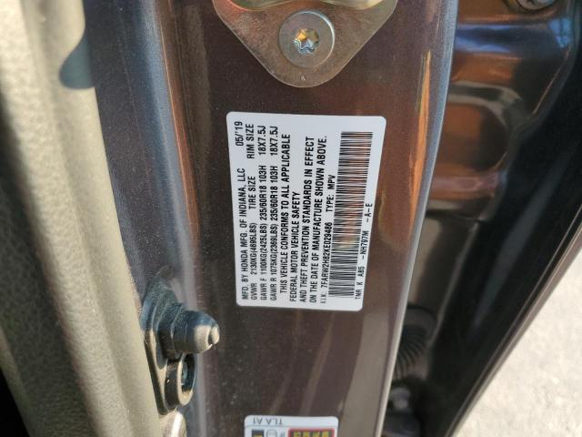 2019 HONDA CR-V EXL - 7FARW2H82KE029486