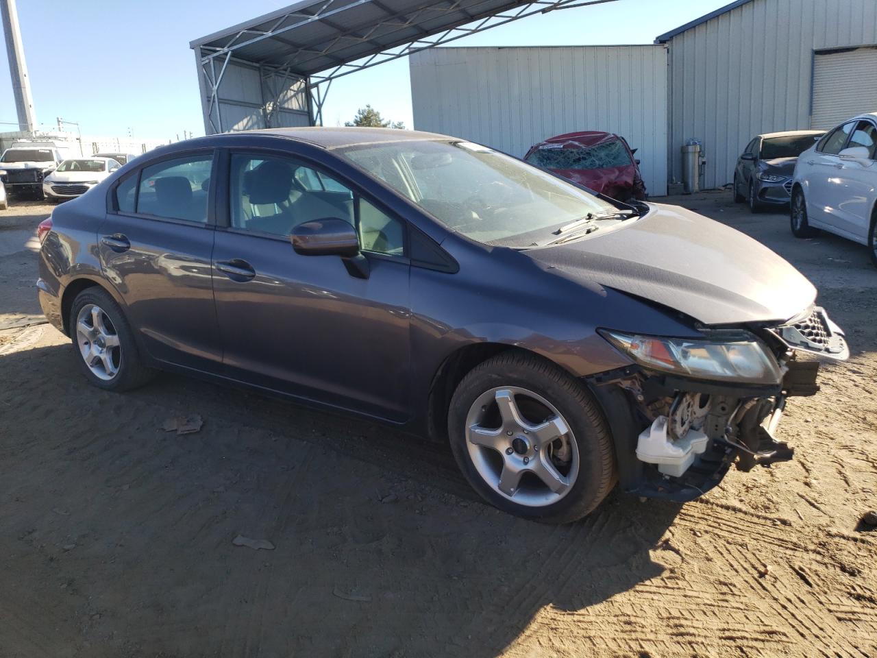 Lot #2928058386 2014 HONDA CIVIC LX