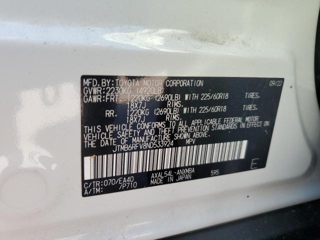 2022 TOYOTA RAV4 XLE P - JTMB6RFV8ND533924