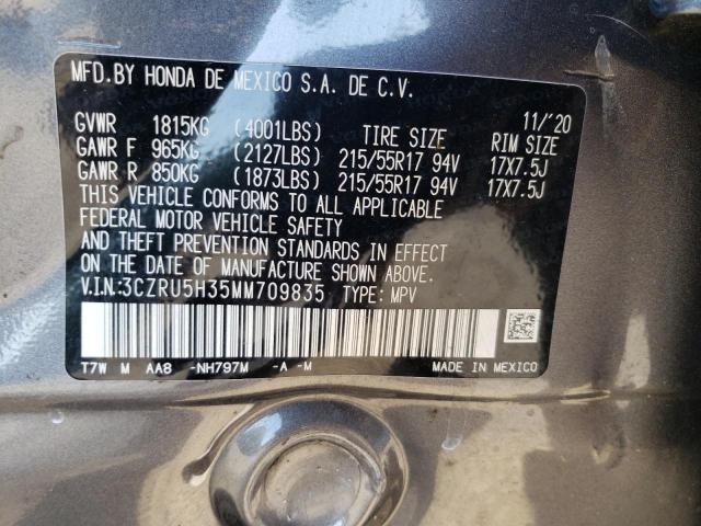 2021 HONDA HR-V LX - 3CZRU5H35MM709835