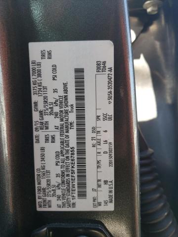 2015 FORD F150 SUPER - 1FTEW1EF5FKE67855