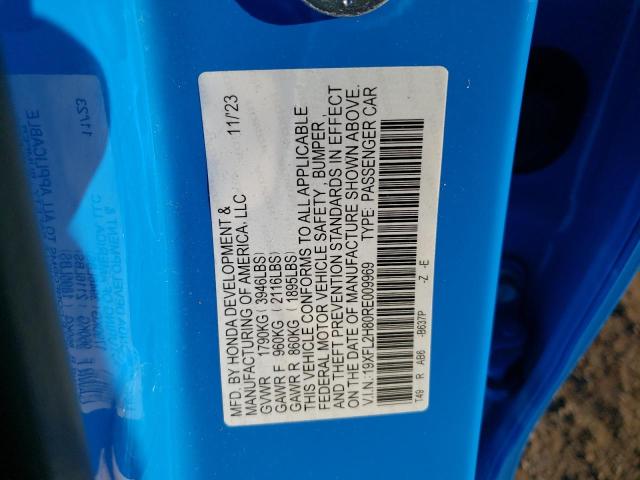 2024 HONDA CIVIC SPOR - 19XFL2H80RE009969