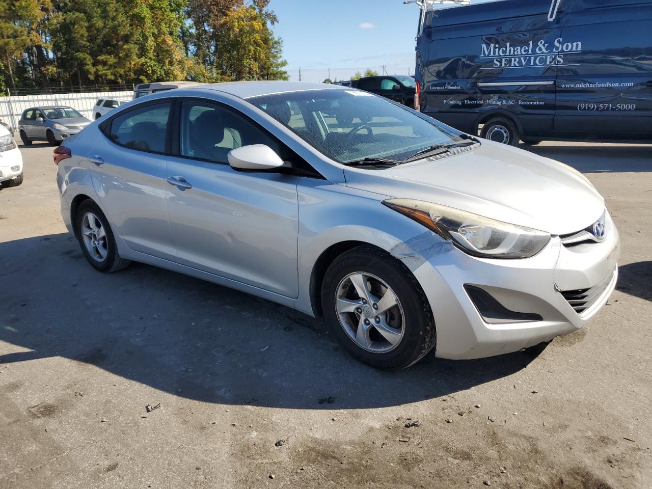 Lot #2979142976 2014 HYUNDAI ELANTRA SE