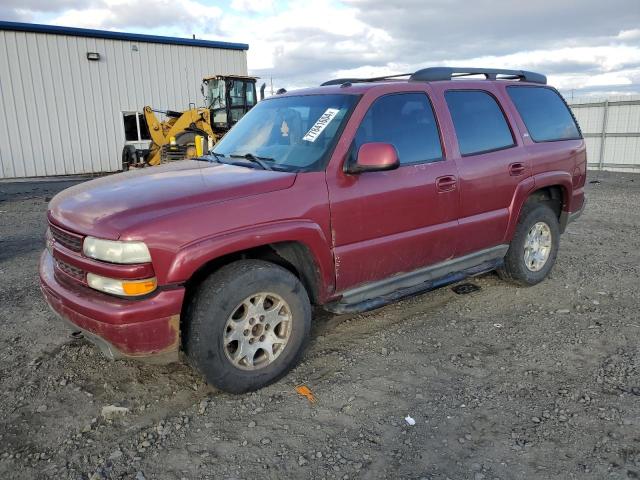 CHEVROLET TAHOE K150 2005 maroon 4dr spor gas 1GNEK13T95R253632 photo #1