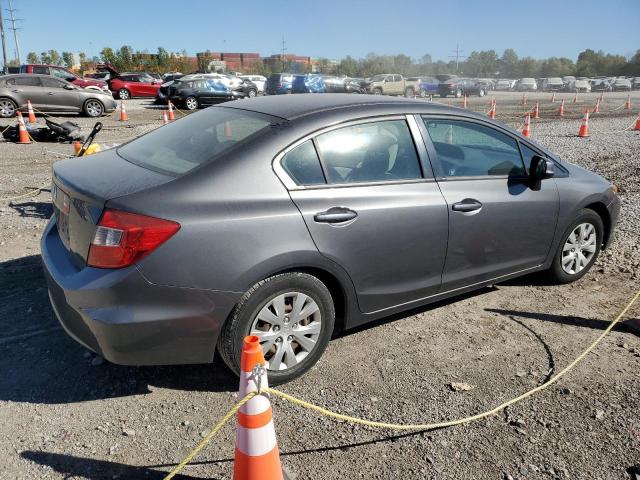 HONDA CIVIC LX 2012 charcoal  gas 2HGFB2F55CH575568 photo #4