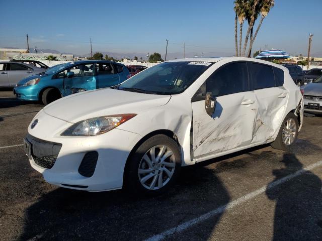 MAZDA 3 I 2012 white  gas JM1BL1M88C1612385 photo #1