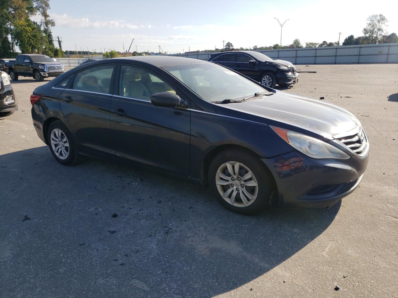 Lot #2888335700 2011 HYUNDAI SONATA GLS