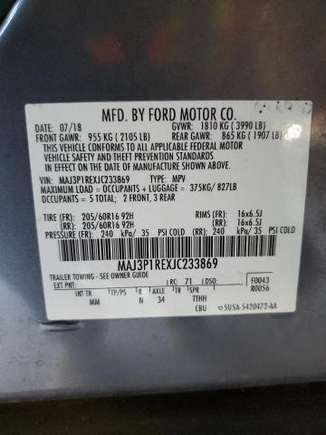 2018 FORD ECOSPORT S - MAJ3P1REXJC233869