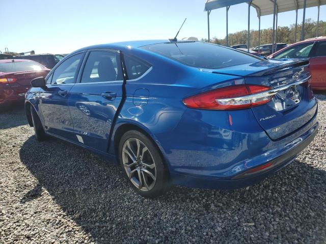 FORD FUSION SE 2017 blue  gas 3FA6P0HD7HR363555 photo #3