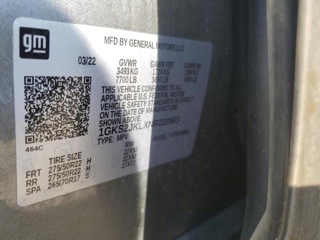 2022 GMC YUKON XL D - 1GKS2JKLXNR228983
