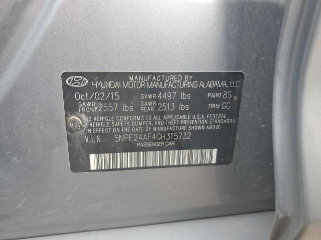2016 HYUNDAI SONATA SE - 5NPE24AF4GH315732