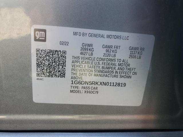 2022 CADILLAC CT5 PREMIU - 1G6DN5RKXN0112819