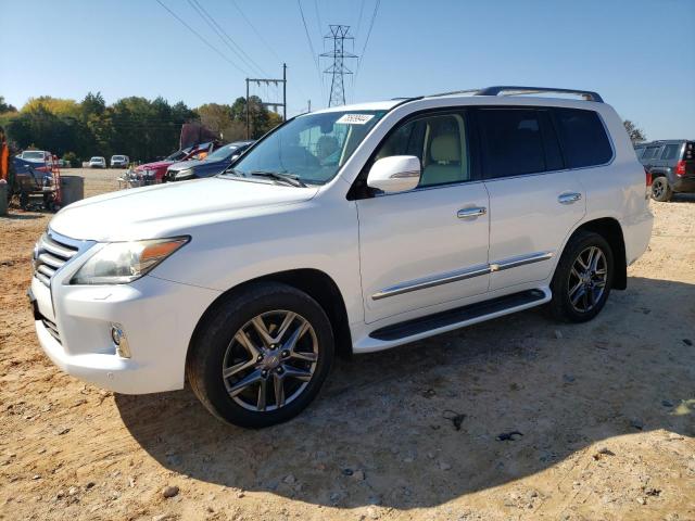 LEXUS LX 570 2014 white 4dr spor gas JTJHY7AX7E4132542 photo #1