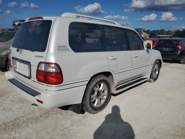 LEXUS LX 470 2003 white  gas JTJHT00W833533180 photo #4