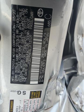 2020 TOYOTA COROLLA LE - JTDEPRAE6LJ113109