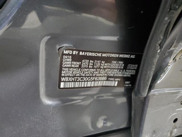 2016 BMW X1 XDRIVE2 - WBXHT3C30G5F63666