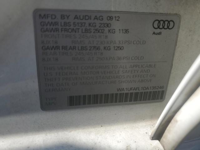 VIN WA1UFAFL1DA135246 2013 Audi A4, Premium Plus no.13