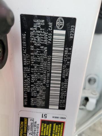 2018 TOYOTA CAMRY L - 4T1B11HK1JU564165