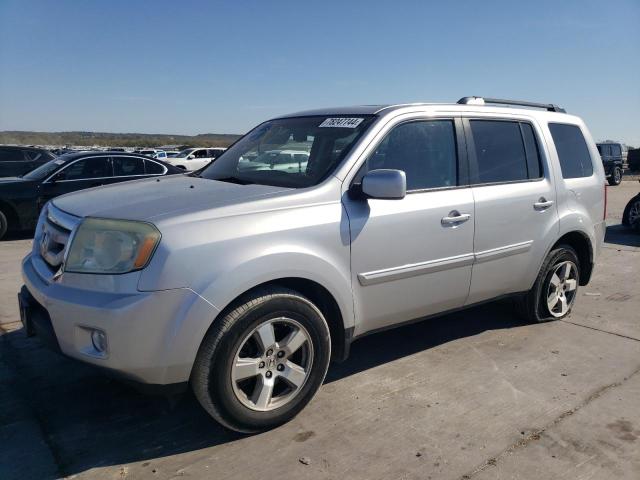 HONDA PILOT EXL 2010 silver  gas 5FNYF4H67AB033226 photo #1