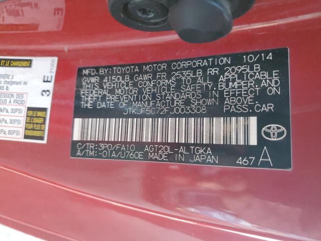 2015 TOYOTA SCION TC - JTKJF5C72FJ003308