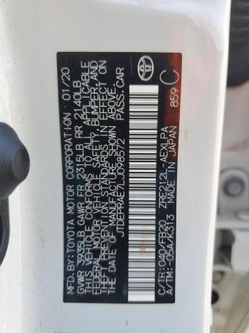 2020 TOYOTA COROLLA LE - JTDEPRAE7LJ098572