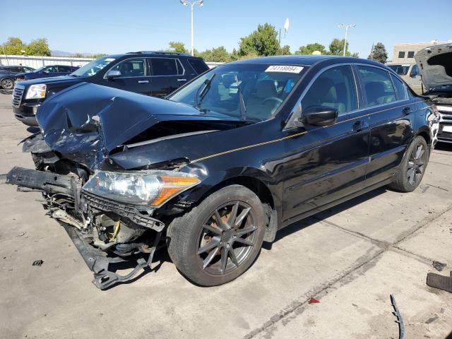 HONDA ACCORD EXL 2011 black  gas 1HGCP2F87BA065251 photo #1